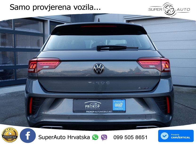Volkswagen T-Roc 2.0 TSI (190 KS) 4M DSG LED+GR SJED+ACC