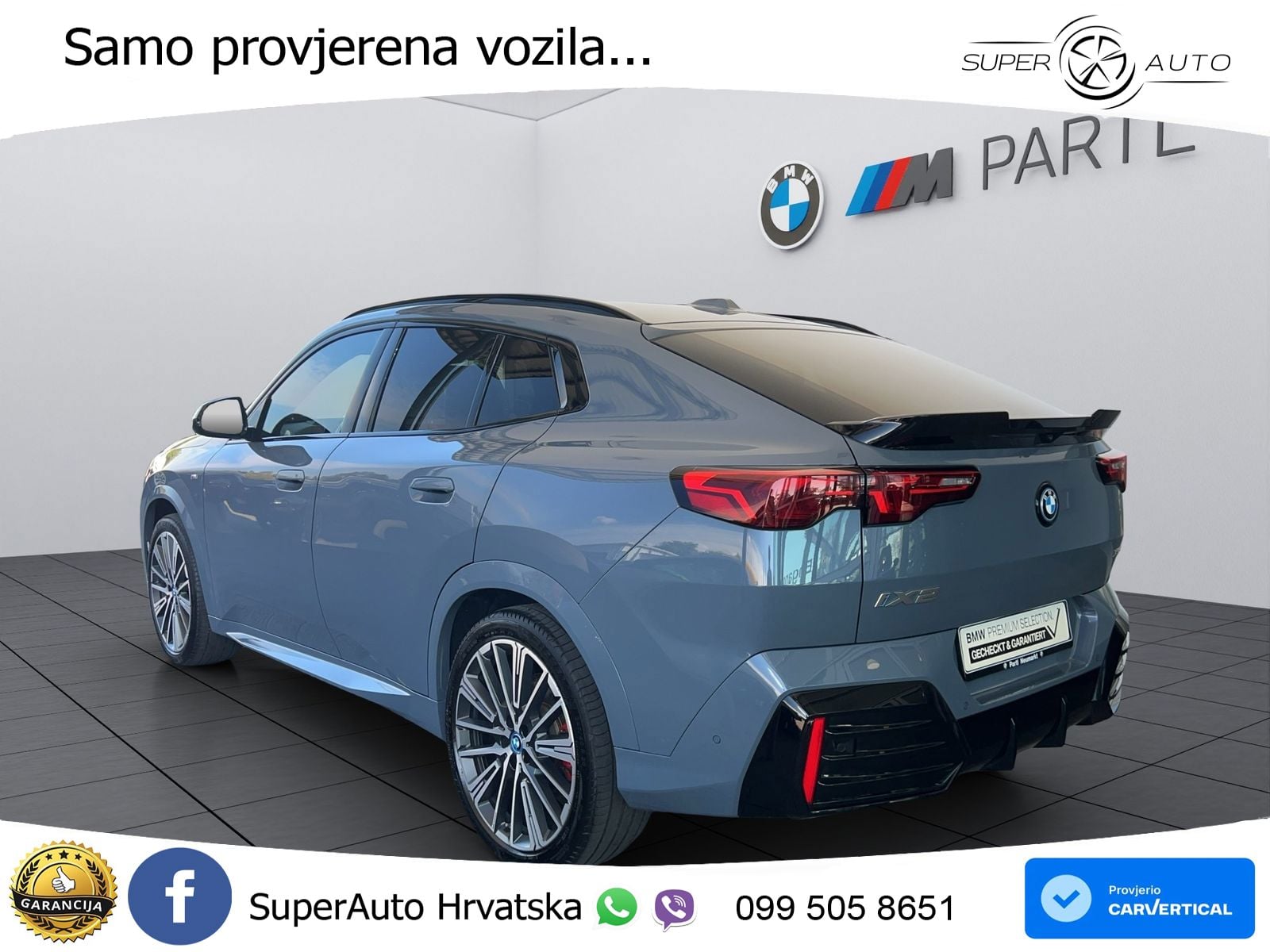 BMW iX2 66.5 kWh (313 KS) xDrive30 LED+GR SJED+ACC