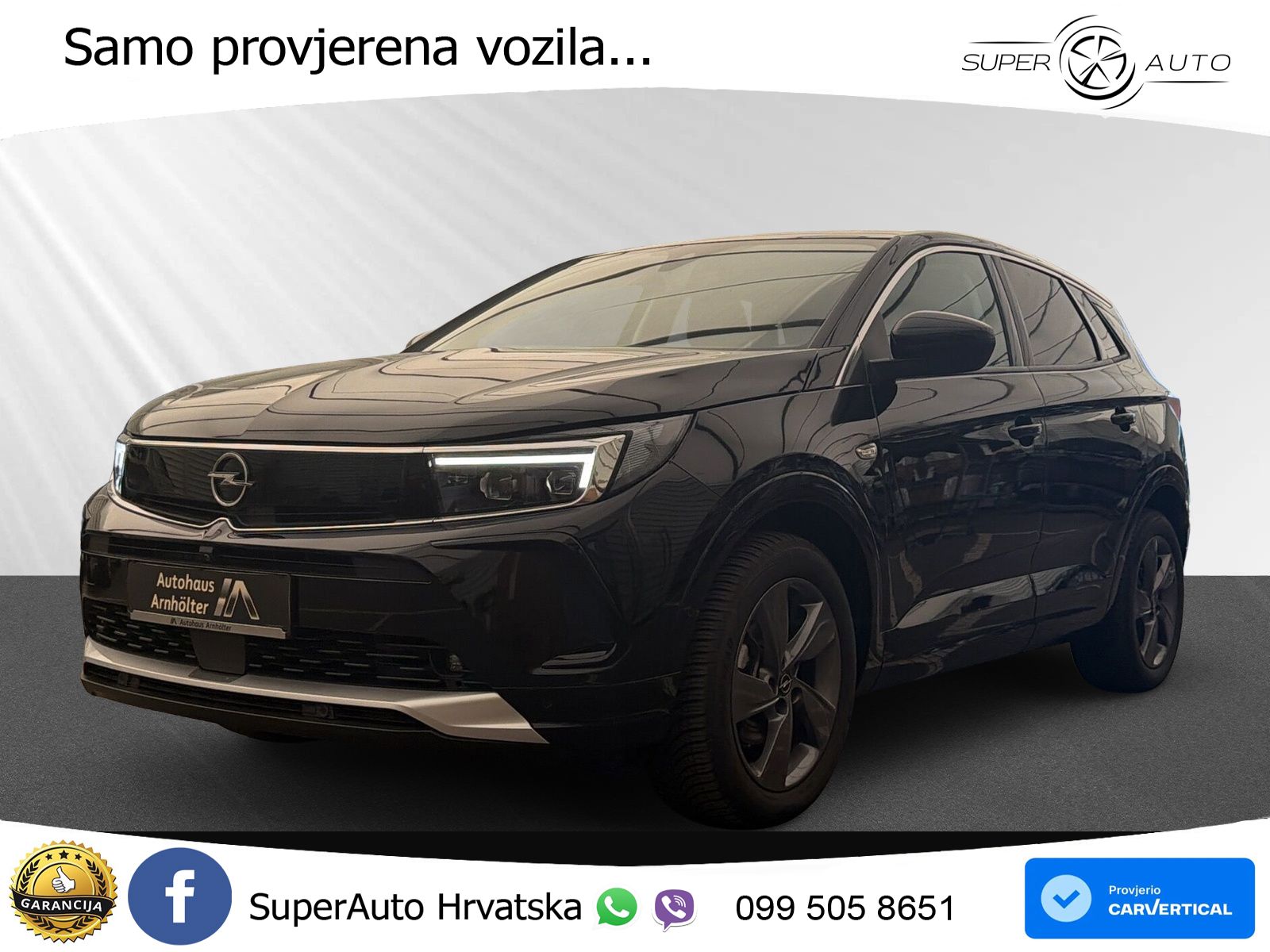 Opel Grandland 1.2i Turbo (130 KS) Automatic Elegance LED+GR SJED+ACC
