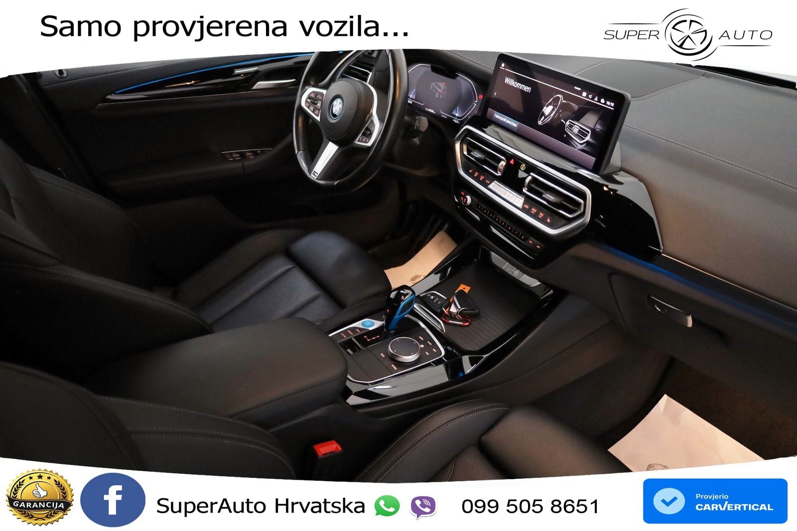 BMW iX3 80 kWh (286 KS) M Sport LED+GR SJED+ACC