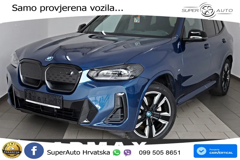 BMW iX3 80 kWh (286 KS) M Sport LED+GR SJED+ACC