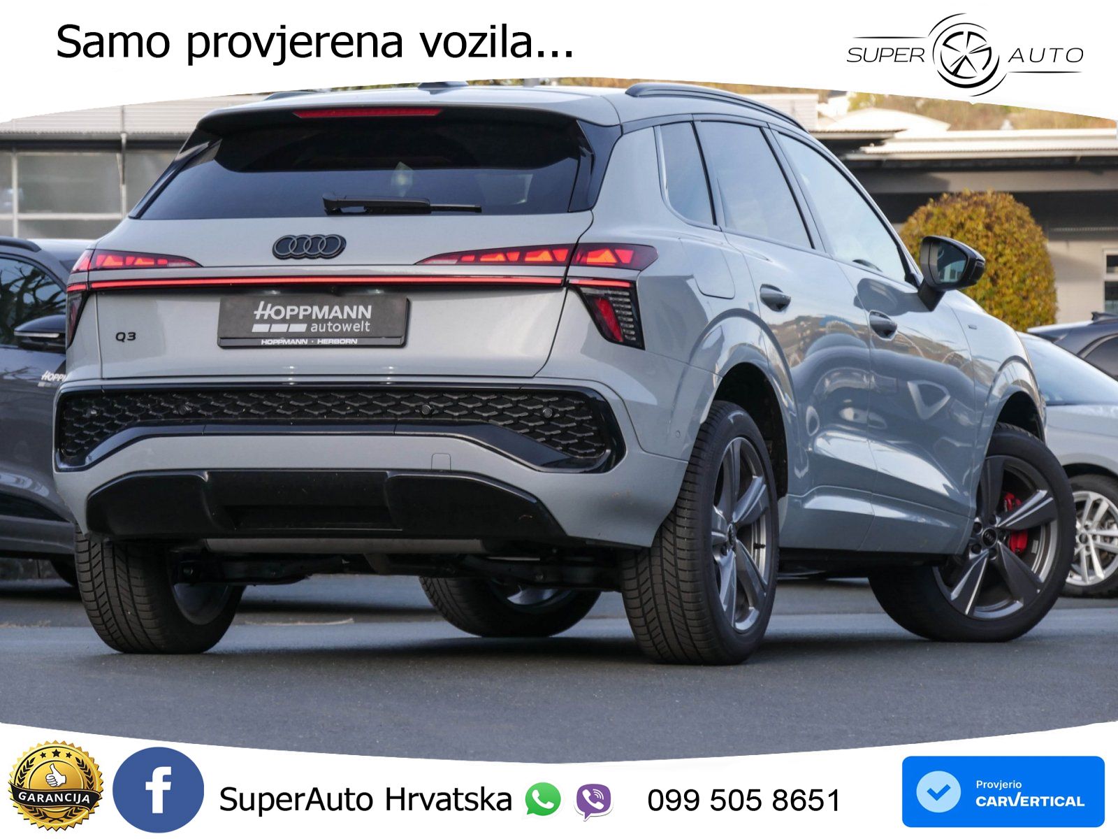 Audi Q3 1.5 TFSIe (272 KS) S tronic S line MATRIX+GR SJED+KAM