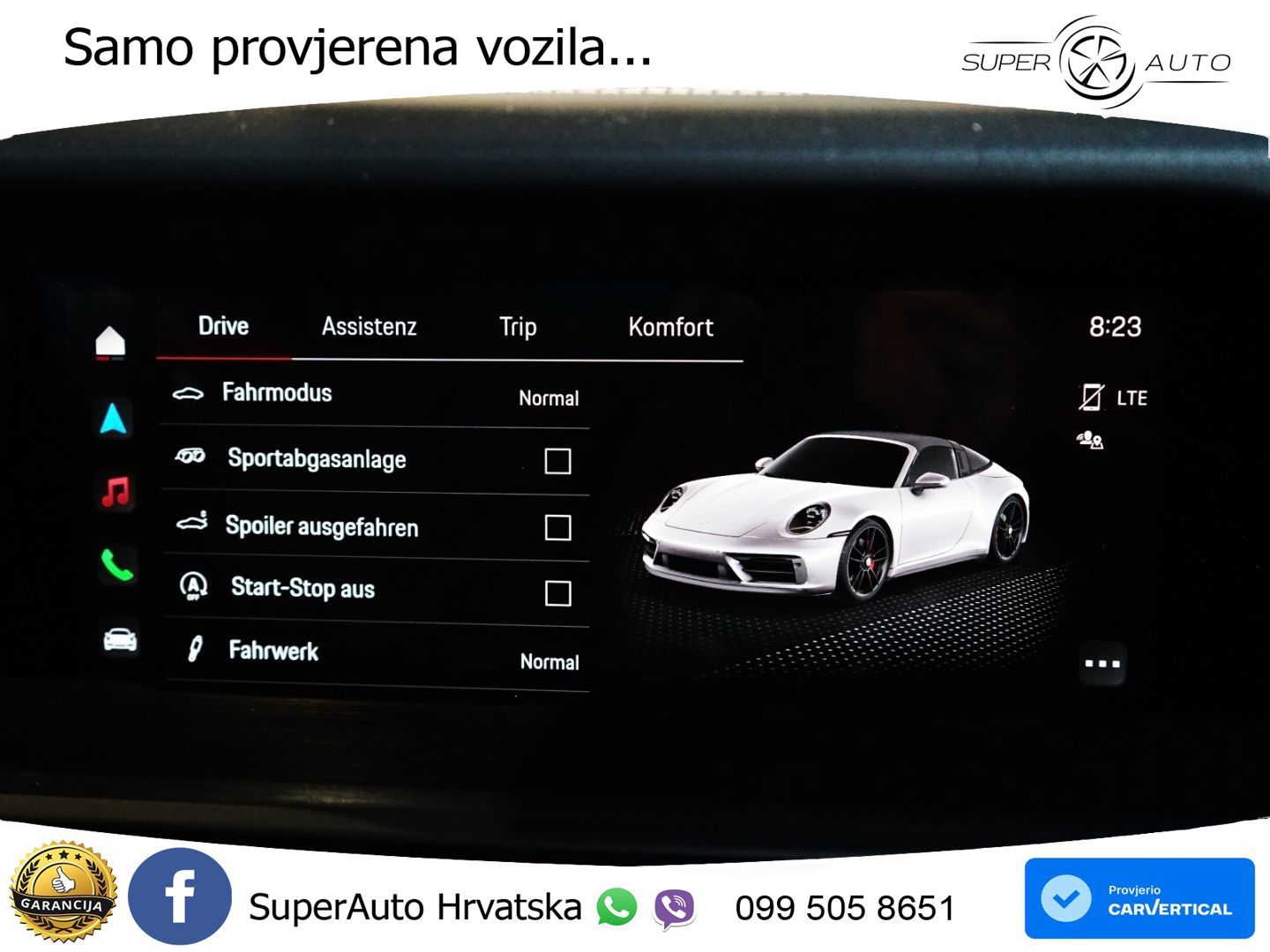 Porsche 911 Targa 4 GTS 3.0 (480 KS) PDK MATRIX+GR SJED+KAM