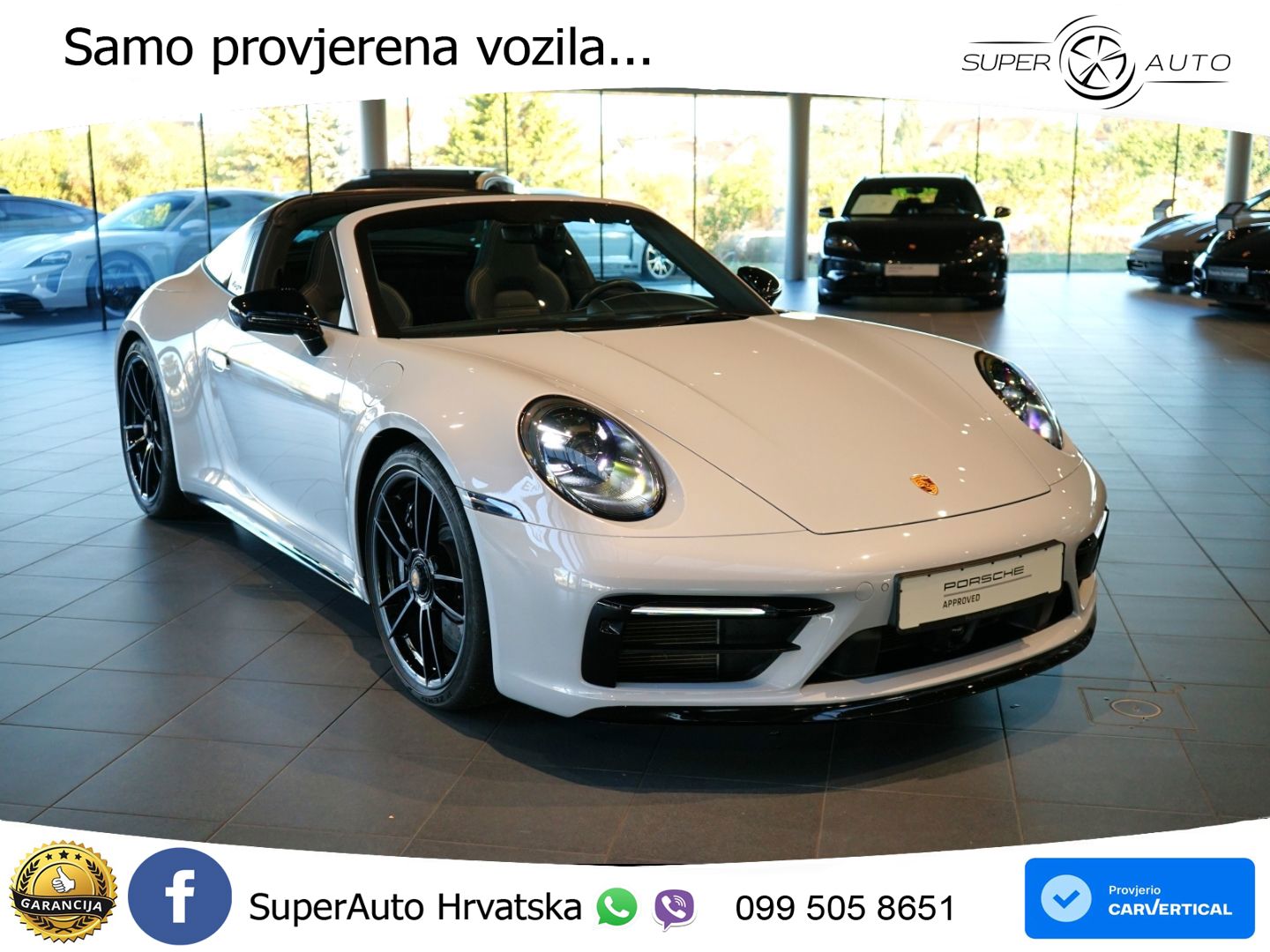 Porsche 911 Targa 4 GTS 3.0 (480 KS) PDK MATRIX+GR SJED+KAM