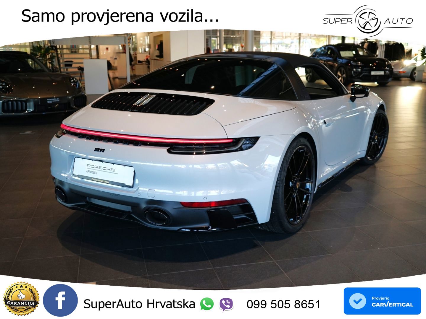 Porsche 911 Targa 4 GTS 3.0 (480 KS) PDK MATRIX+GR SJED+KAM