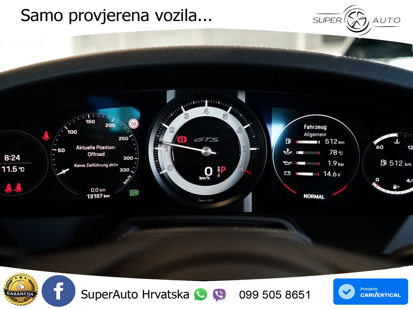 Porsche 911 Targa 4 GTS 3.0 (480 KS) PDK MATRIX+GR SJED+KAM