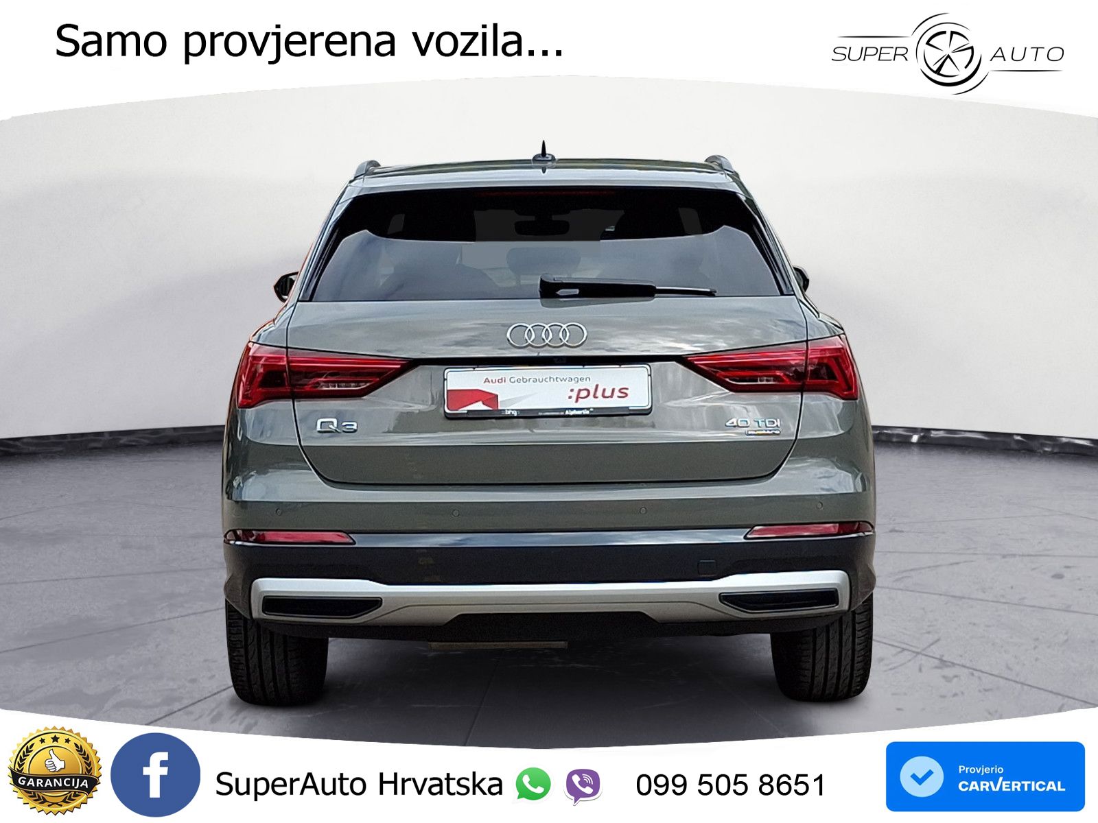 Audi Q3 40 TDI (200 KS) quattro S tronic LED+GR SJED+ACC