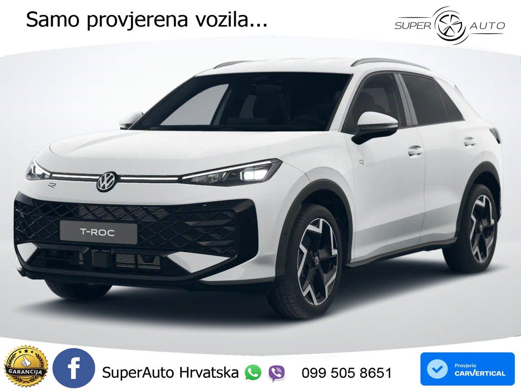 Volkswagen T-Roc 1.5 eTSI (150 KS)  DSG R-Line MATRIX+GR SJED+KAM