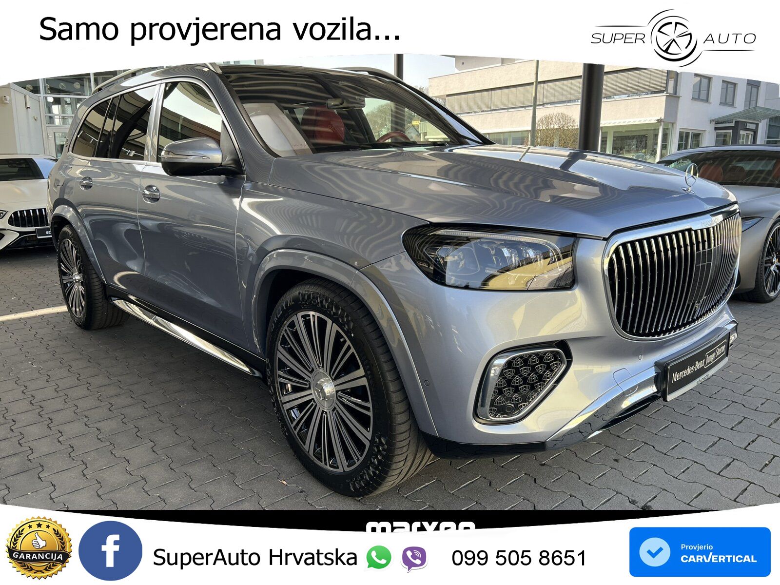 Mercedes Maybach GLS 600 V8 (557 KS) EQ Boost 4MATIC 9G-TRONIC ACC+HEAD+4xGR SJED+360+PANO