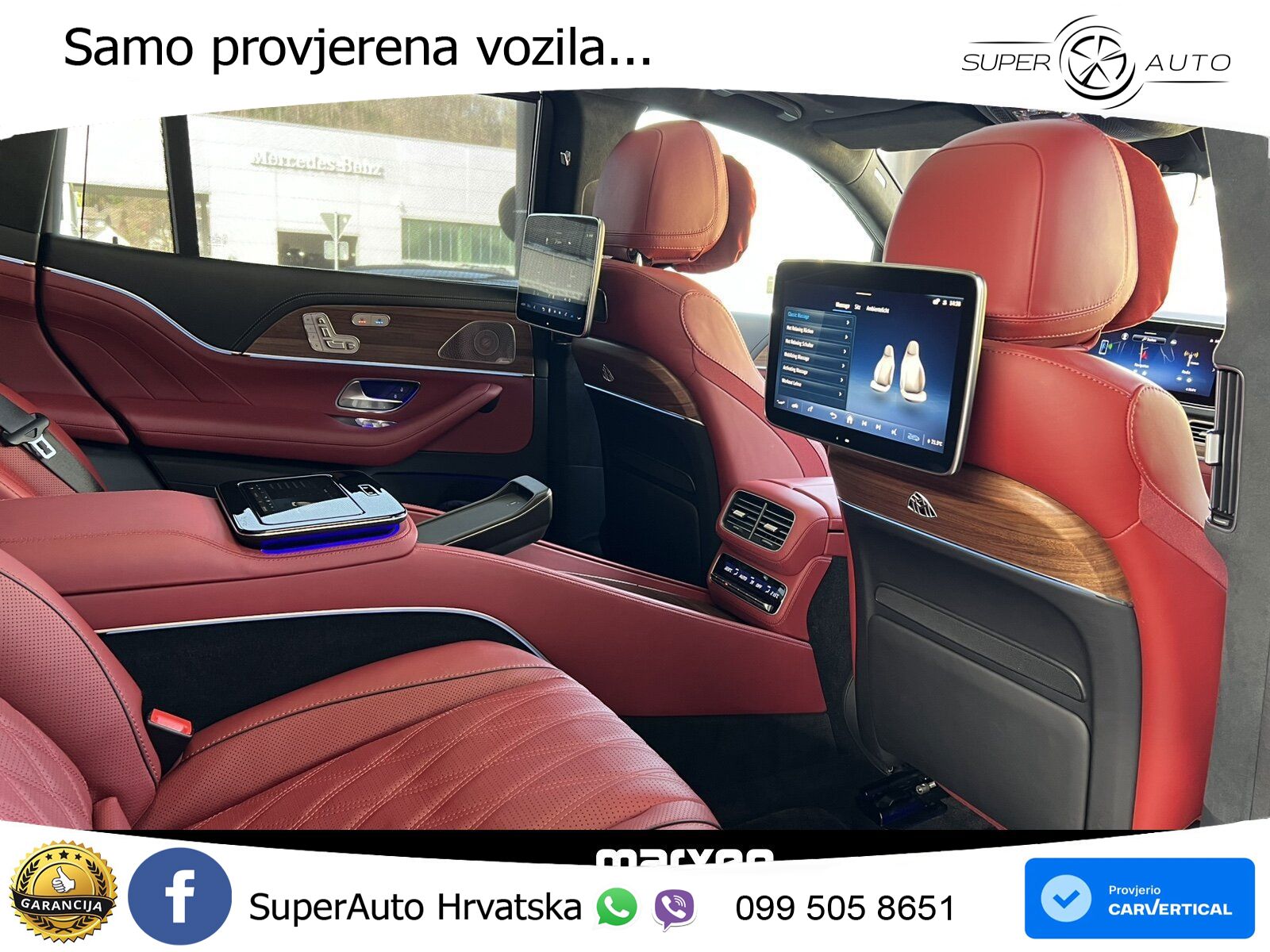 Mercedes Maybach GLS 600 V8 (557 KS) EQ Boost 4MATIC 9G-TRONIC ACC+HEAD+4xGR SJED+360+PANO