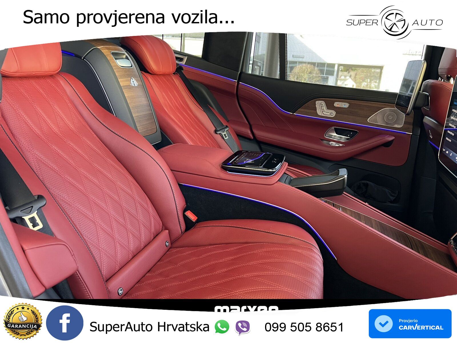 Mercedes Maybach GLS 600 V8 (557 KS) EQ Boost 4MATIC 9G-TRONIC ACC+HEAD+4xGR SJED+360+PANO