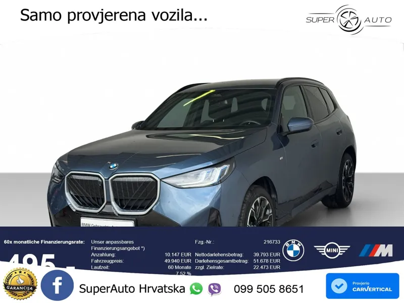 BMW X3 20d xDrive Steptronic M Sport LED+GR SJED+ACC