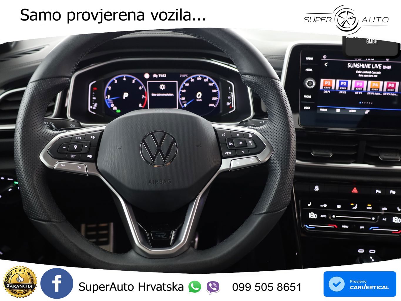Volkswagen T-Roc 1.5 TSI (150 KS) DSG R-Line LED+GR SJED+ACC