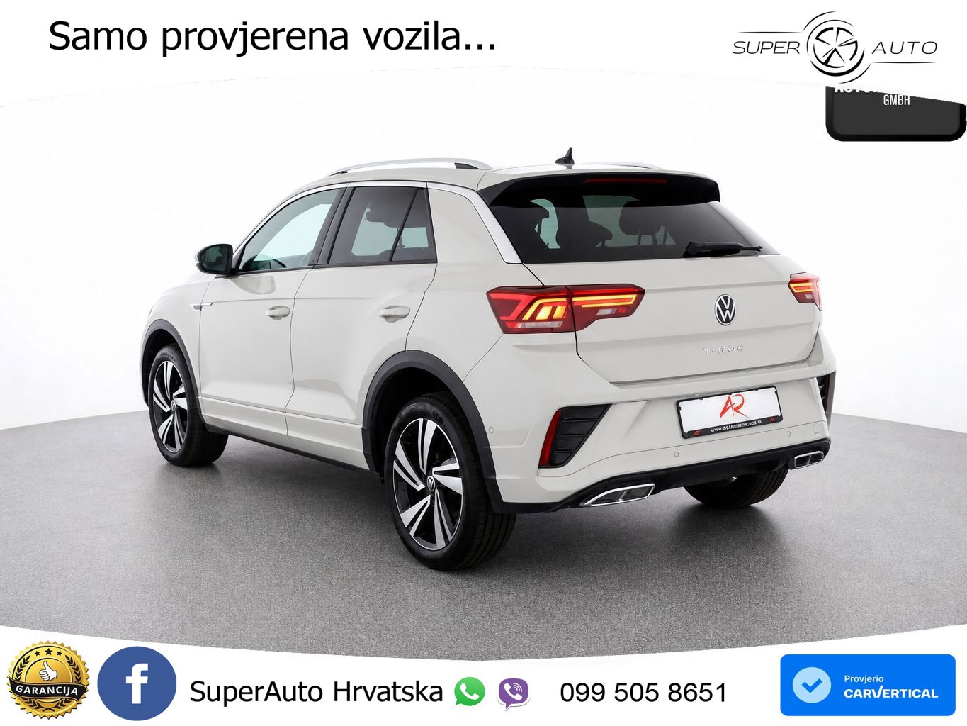 Volkswagen T-Roc 1.5 TSI (150 KS) DSG R-Line LED+GR SJED+ACC