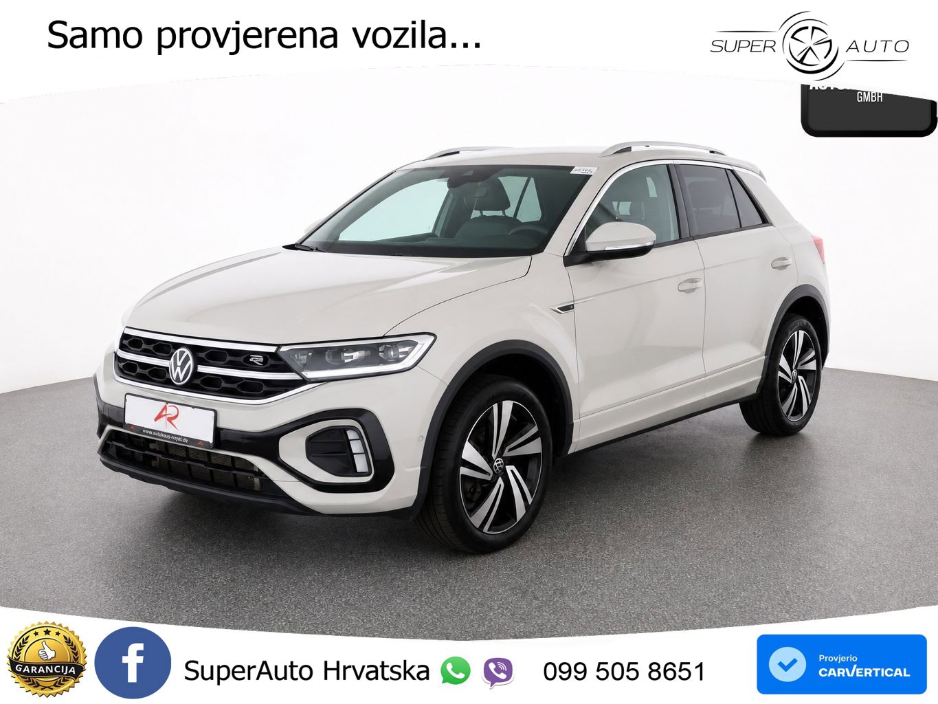 Volkswagen T-Roc 1.5 TSI (150 KS) DSG R-Line LED+GR SJED+ACC