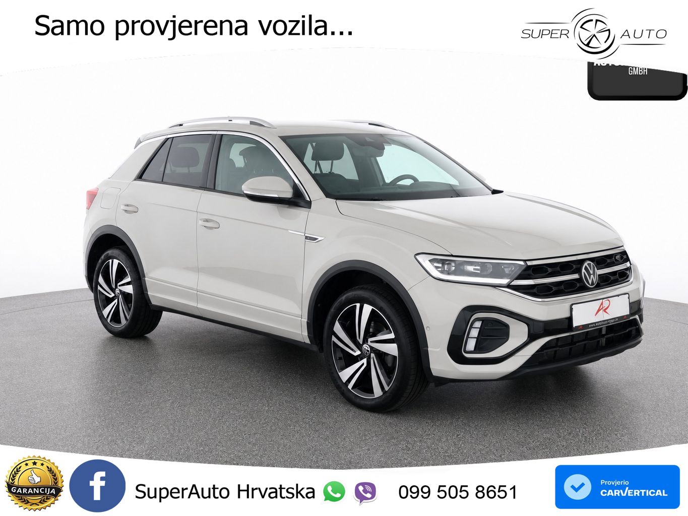 Volkswagen T-Roc 1.5 TSI (150 KS) DSG R-Line LED+GR SJED+ACC