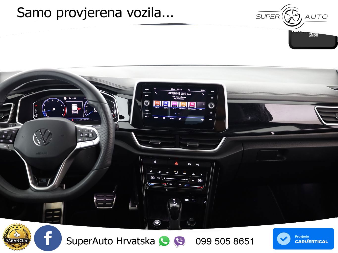 Volkswagen T-Roc 1.5 TSI (150 KS) DSG R-Line LED+GR SJED+ACC
