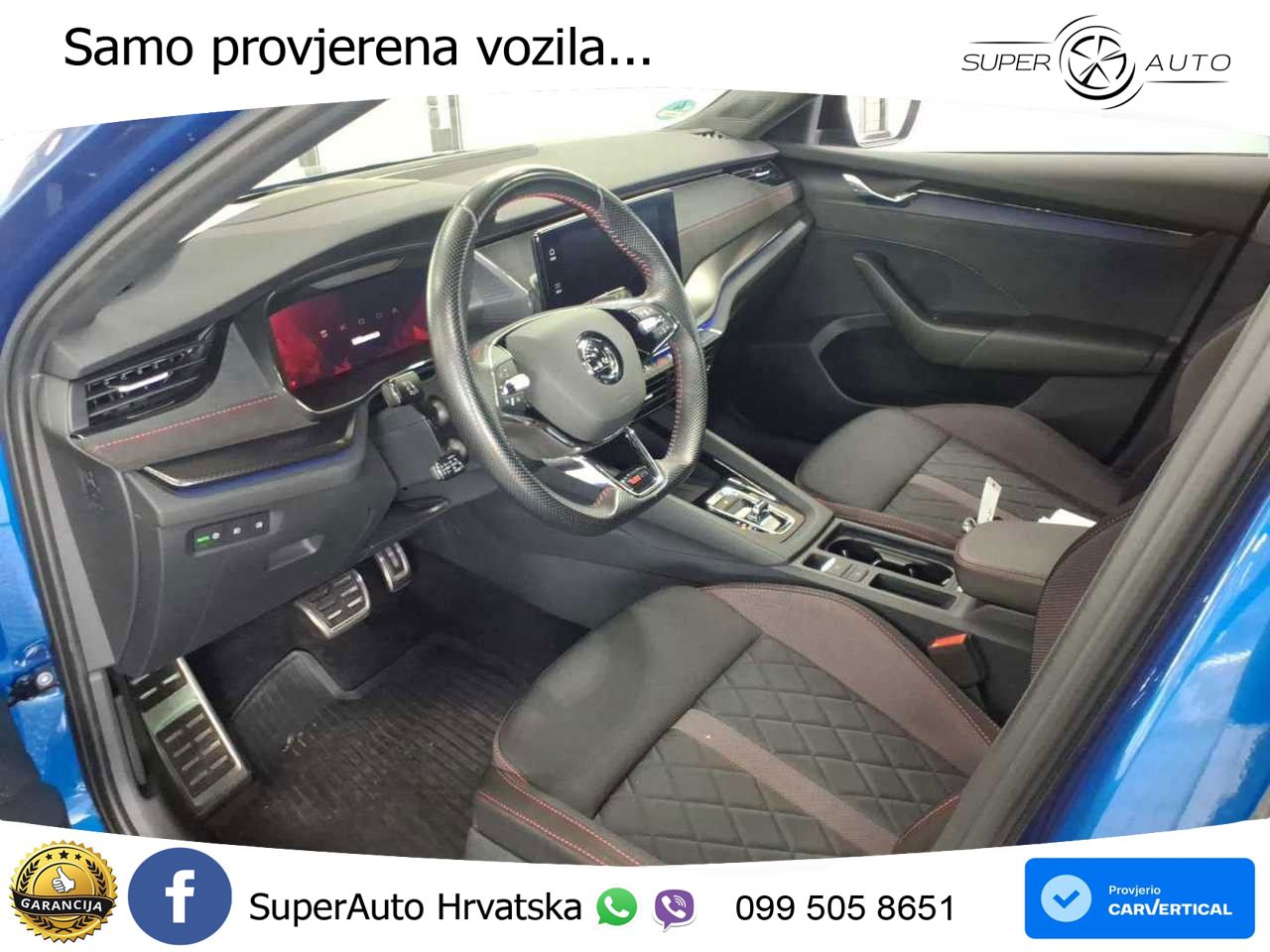 Škoda Octavia Combi RS 2.0 TDI (200 KS) 4x4 DSG LED+GR SJED+ACC