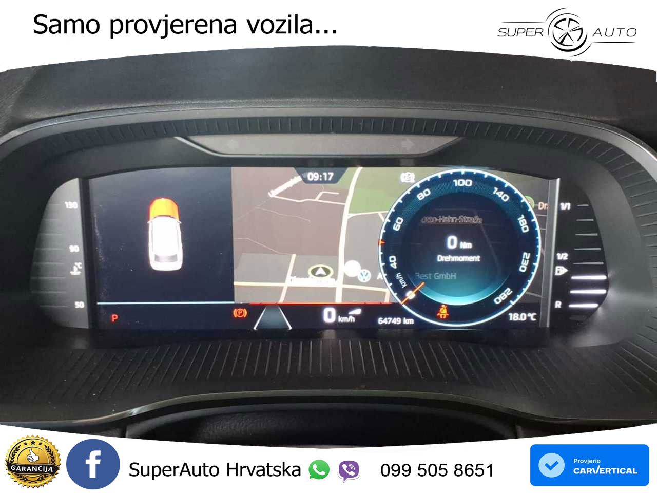 Škoda Octavia Combi RS 2.0 TDI (200 KS) 4x4 DSG LED+GR SJED+ACC