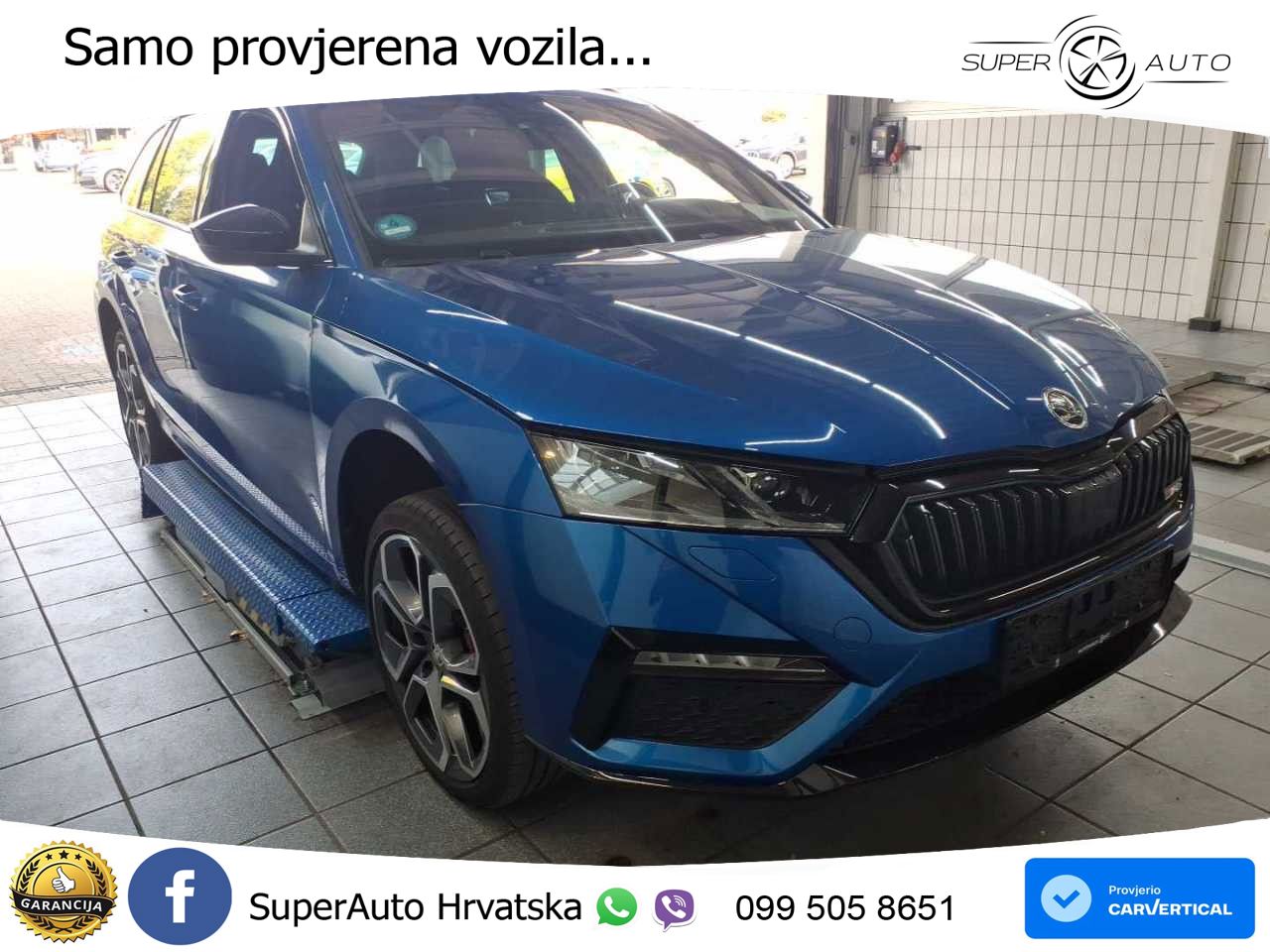 Škoda Octavia Combi RS 2.0 TDI (200 KS) 4x4 DSG LED+GR SJED+ACC