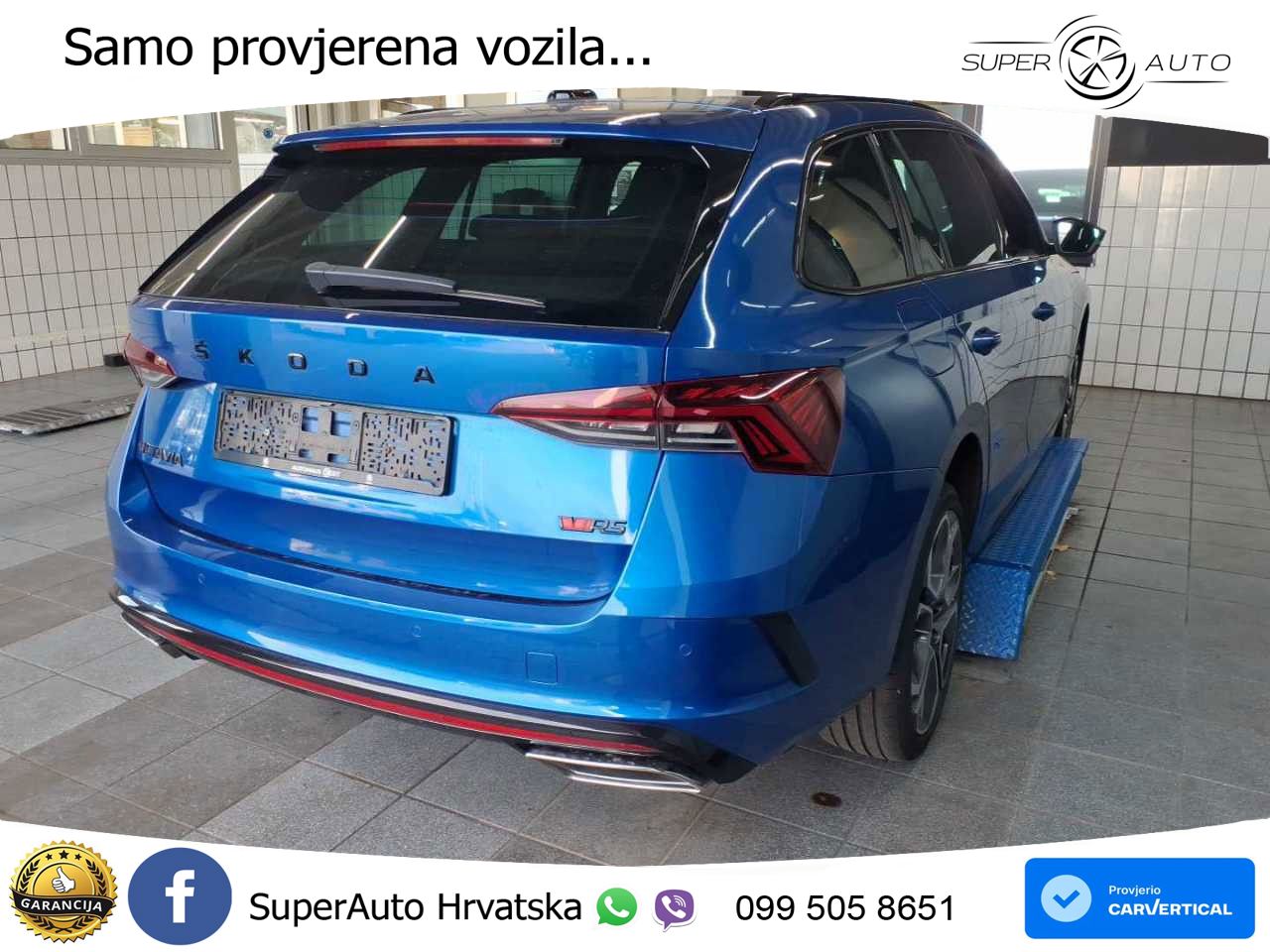 Škoda Octavia Combi RS 2.0 TDI (200 KS) 4x4 DSG LED+GR SJED+ACC