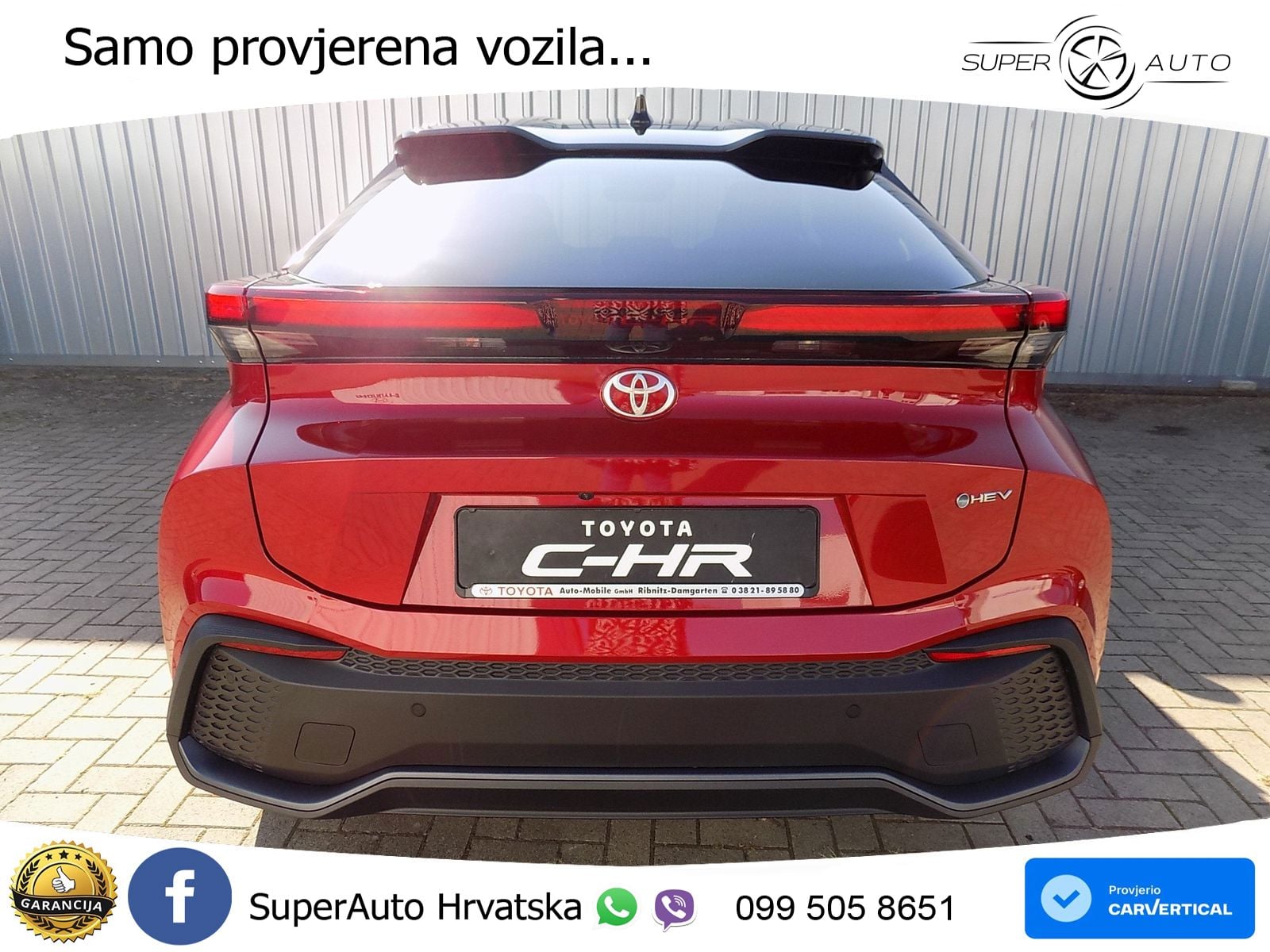 Toyota C-HR 1.8 (140 KS) Hybrid e-CVT Team D LED+GR SJED+ACC