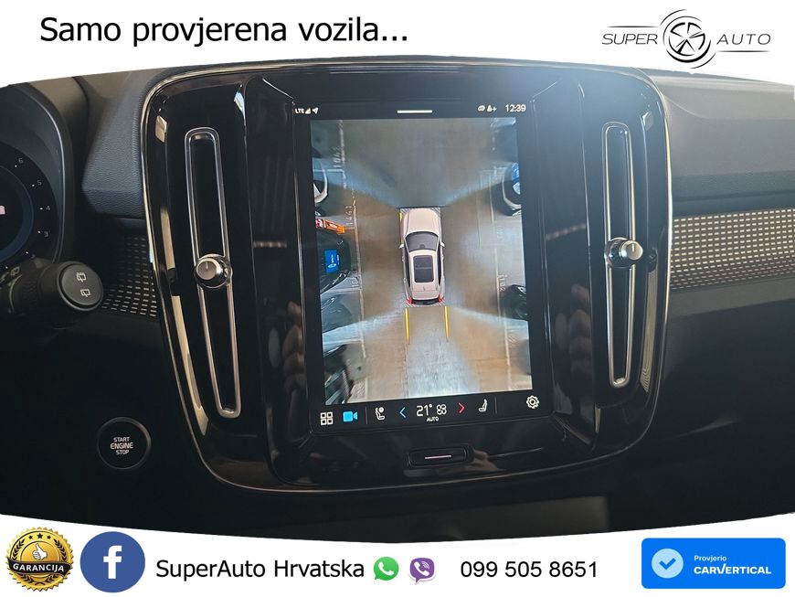Volvo XC40 2.0 B4 AWD 197 KS Automatic ACC+GR SJED+360+PANO