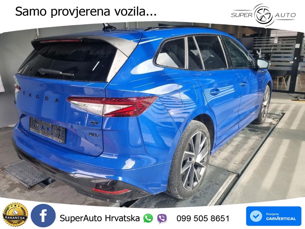 Škoda Enyaq iV 80x 82 kWh (265 KS) AWD SportLine ACC+HEAD+4xGR SJED+360+PANO