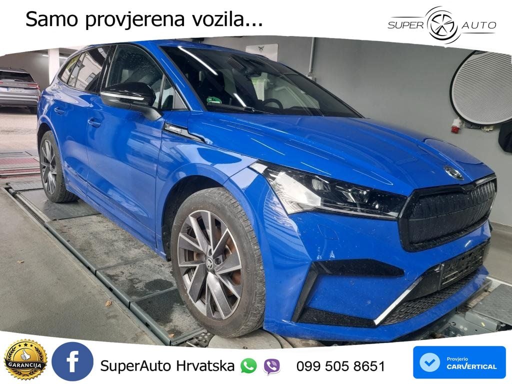 Škoda Enyaq iV 80x 82 kWh (265 KS) AWD SportLine ACC+HEAD+4xGR SJED+360+PANO