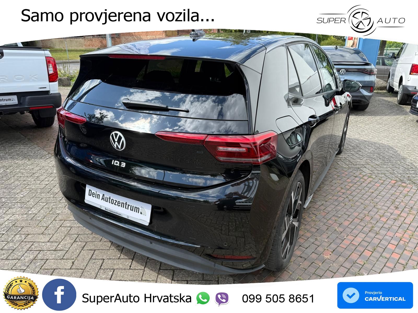 Volkswagen ID.3 Pro 62 kWh (204 KS) LED+GR SJED+ACC