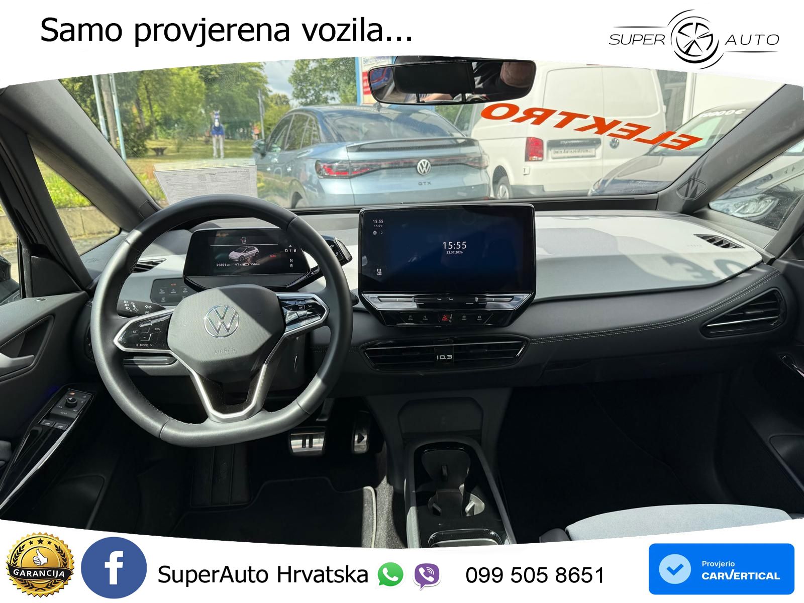 Volkswagen ID.3 Pro 62 kWh (204 KS) LED+GR SJED+ACC