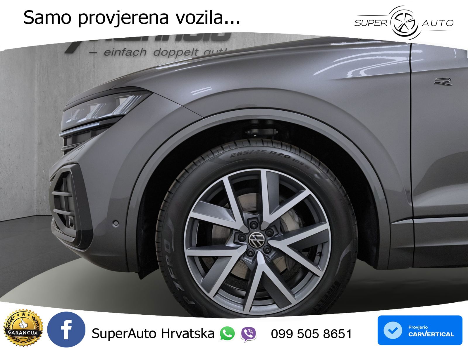 Volkswagen Touareg 3.0 V6 TDI (286 KS) 4MOTION Tiptronic ZRAČNI+ACC+GR SJED+KAM+PANO