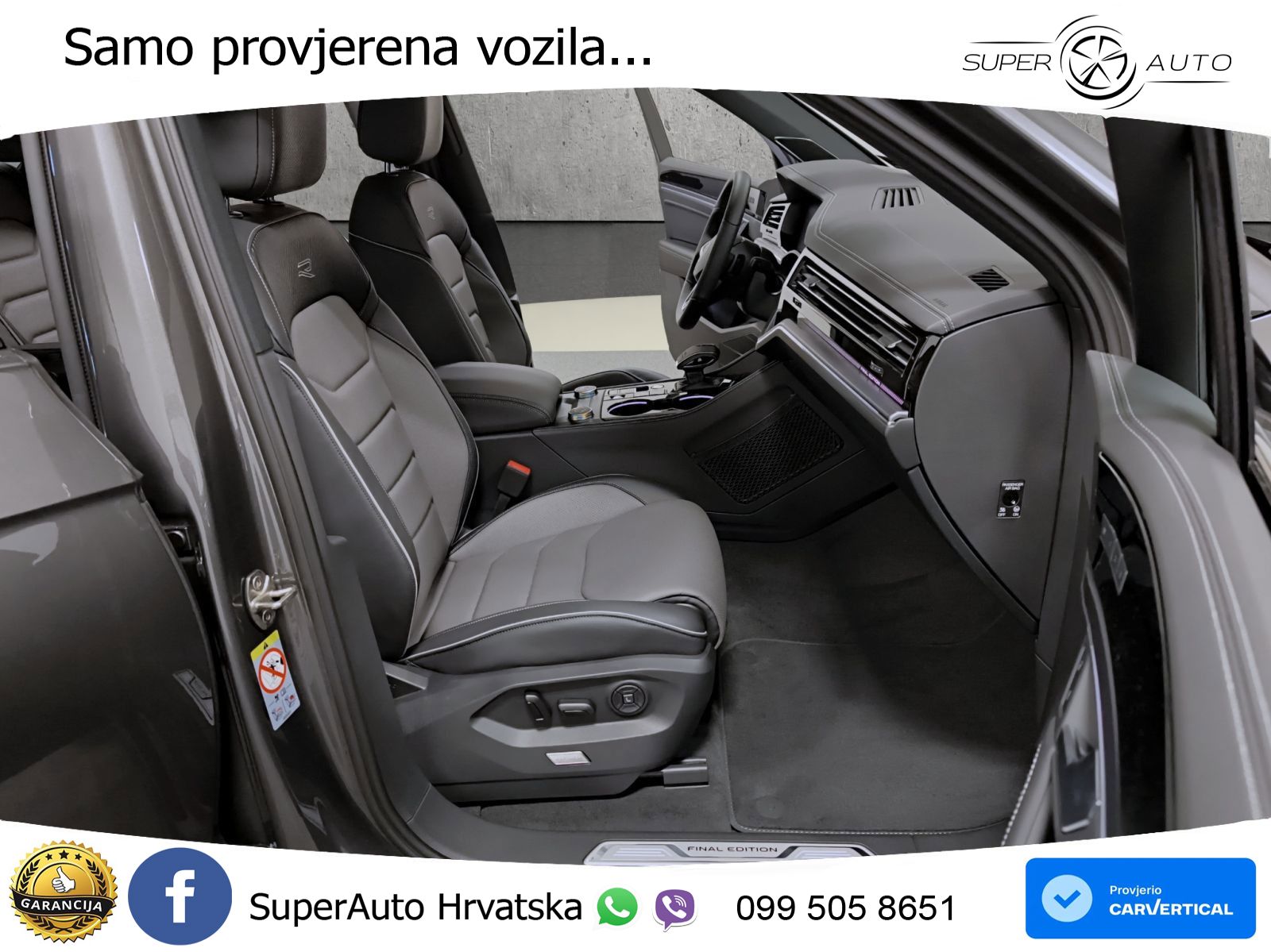 Volkswagen Touareg 3.0 V6 TDI (286 KS) 4MOTION Tiptronic ZRAČNI+ACC+GR SJED+KAM+PANO