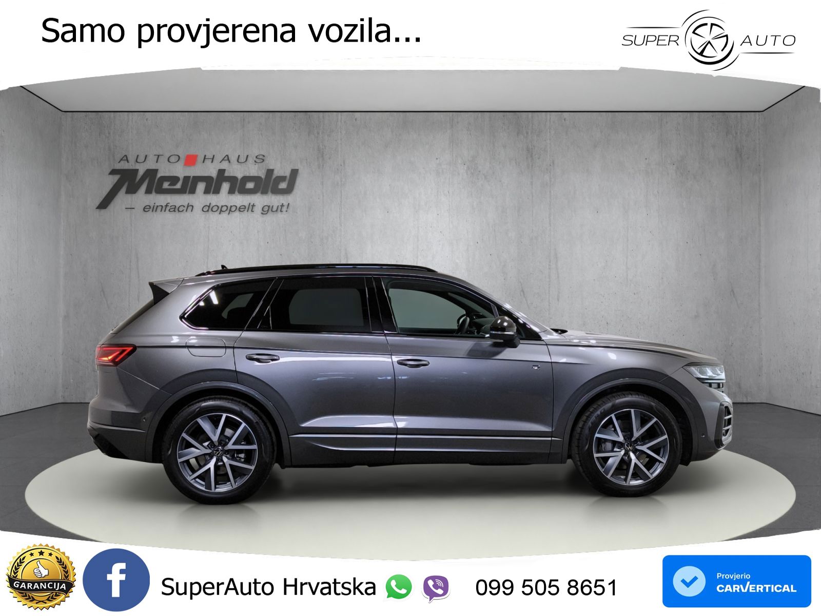 Volkswagen Touareg 3.0 V6 TDI (286 KS) 4MOTION Tiptronic ZRAČNI+ACC+GR SJED+KAM+PANO