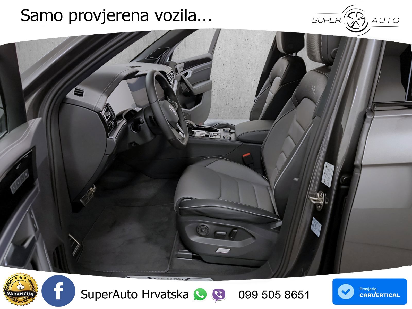 Volkswagen Touareg 3.0 V6 TDI (286 KS) 4MOTION Tiptronic ZRAČNI+ACC+GR SJED+KAM+PANO