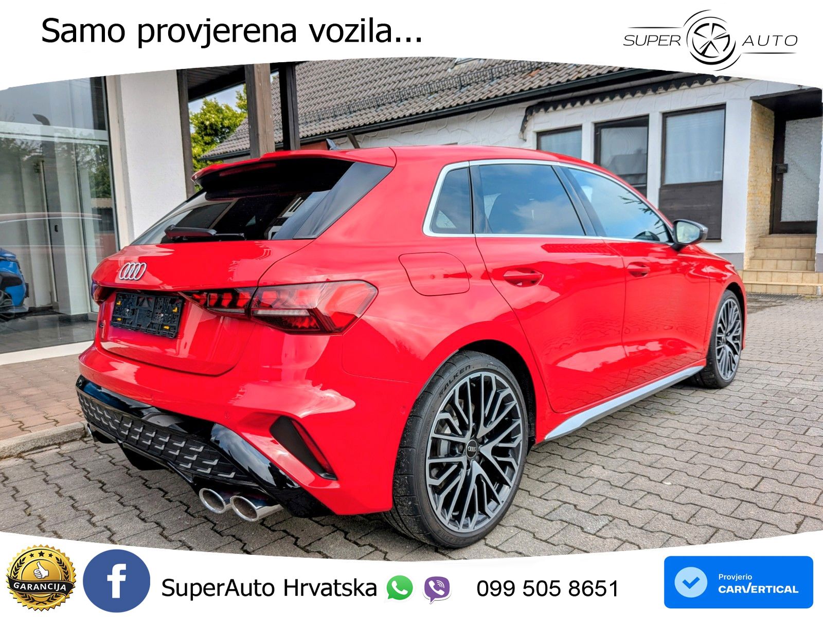 Audi S3 2.0 TFSI (333 KS) quattro S tronic MATRIX+GR SJED+KAM