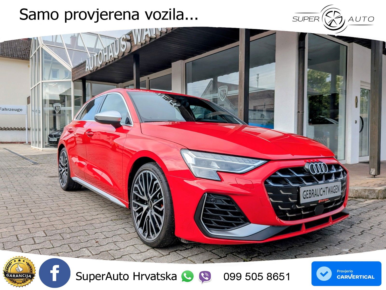 Audi S3 2.0 TFSI (333 KS) quattro S tronic MATRIX+GR SJED+KAM