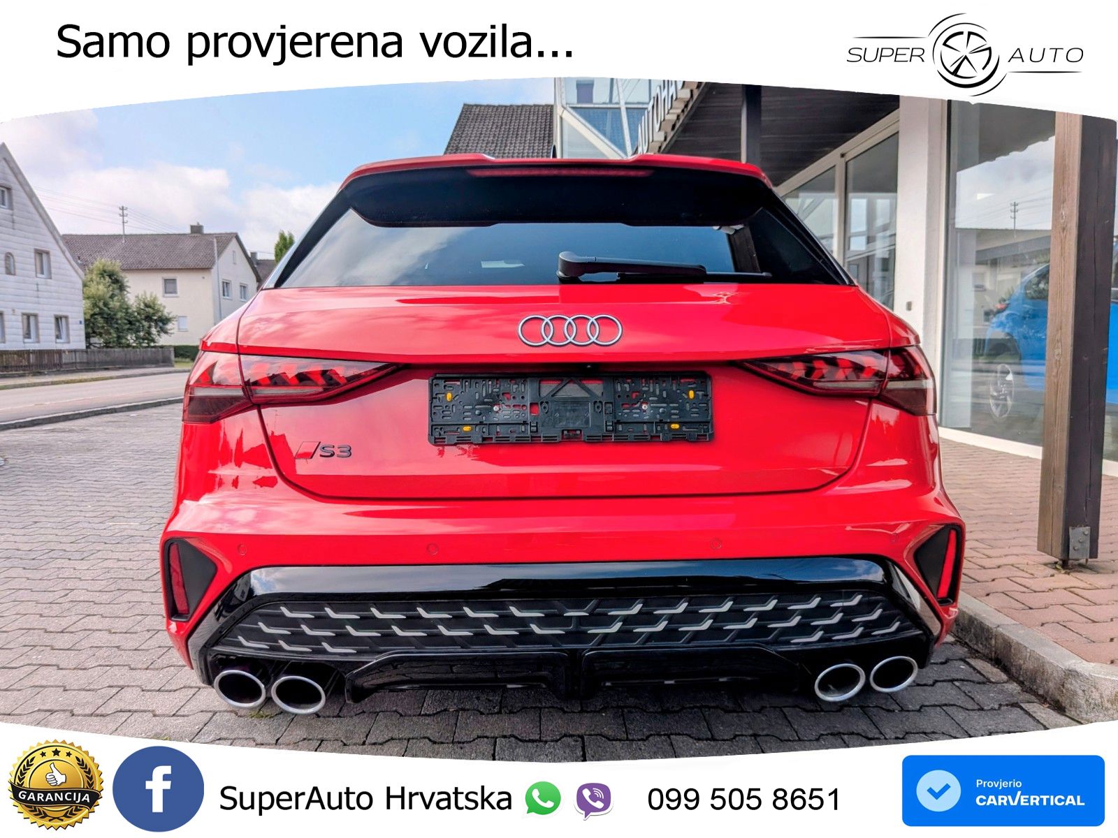 Audi S3 2.0 TFSI (333 KS) quattro S tronic MATRIX+GR SJED+KAM