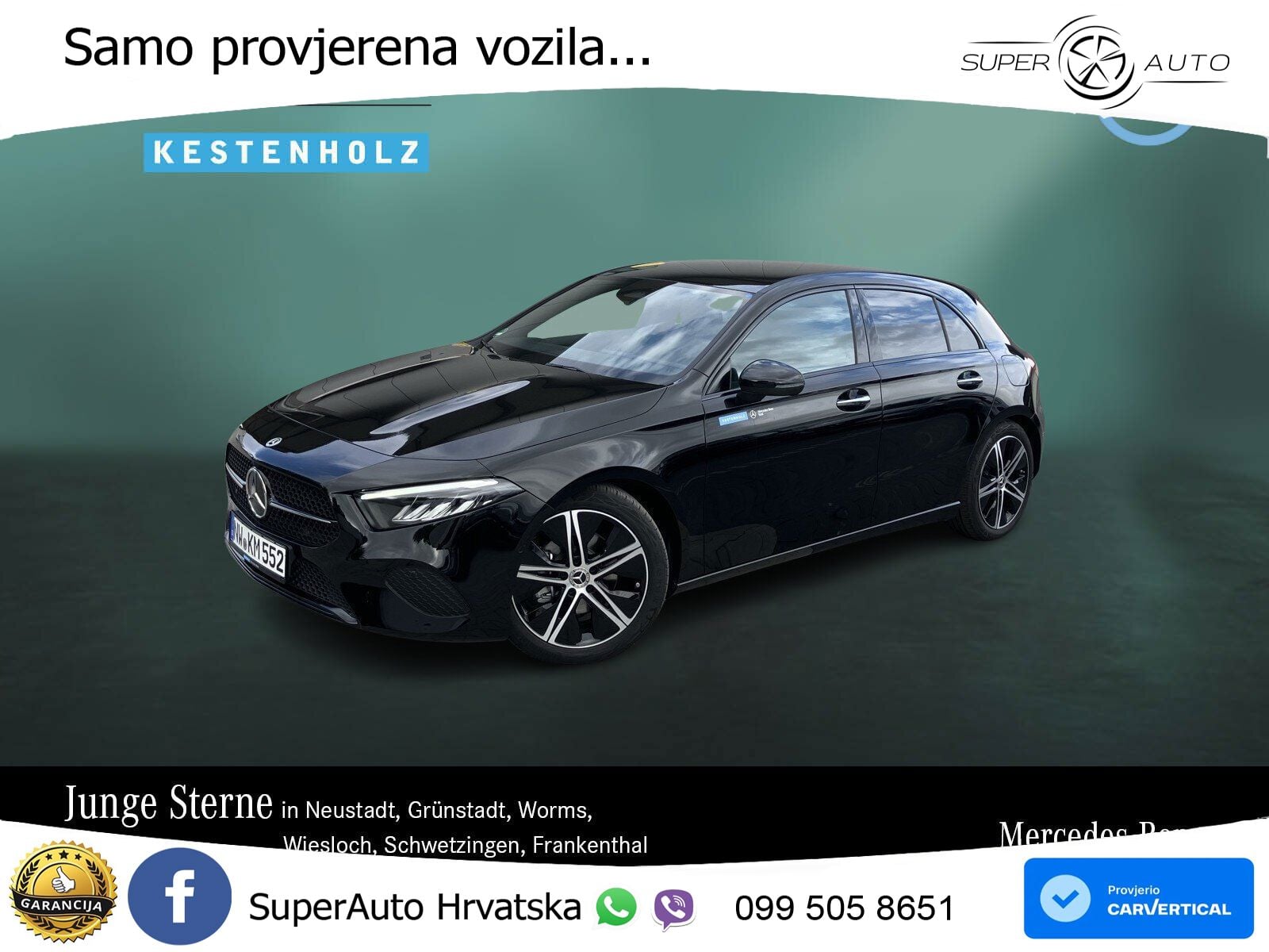 Mercedes-Benz A 200 7G-DCT LED+GR SJED+ACC