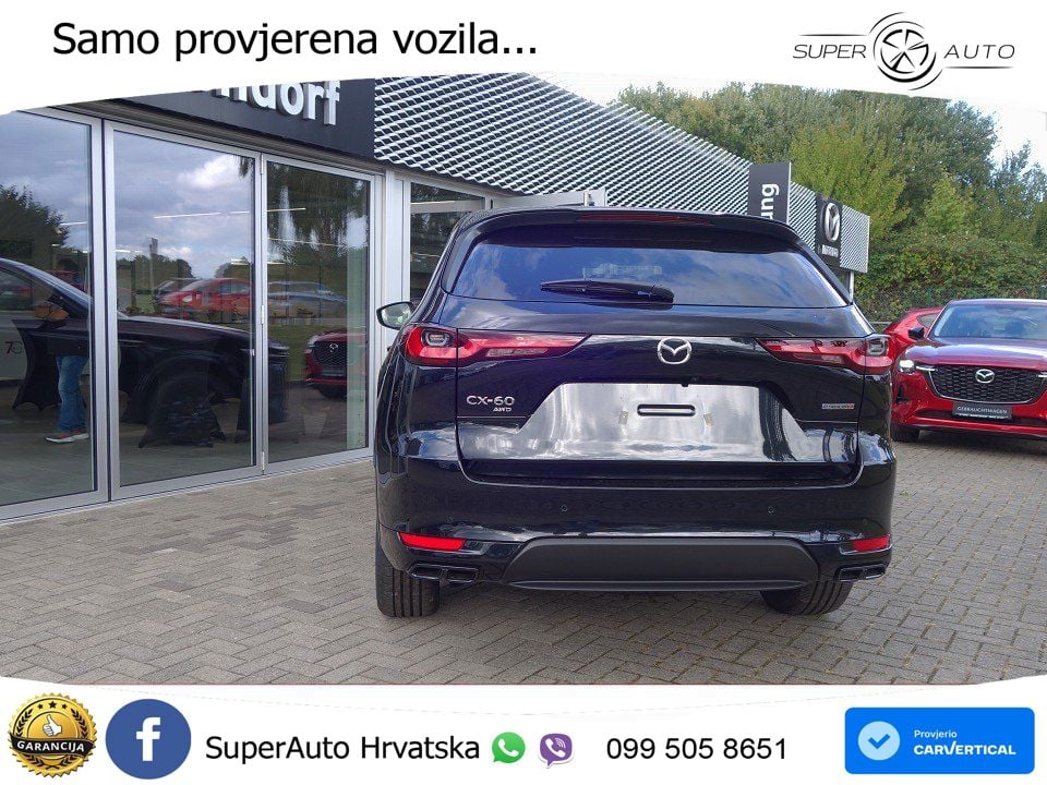 Mazda CX-60 2.5 e-Skyactiv (328 KS) AWD Automatic ACC+HEAD+4xGR SJED+360+PANO