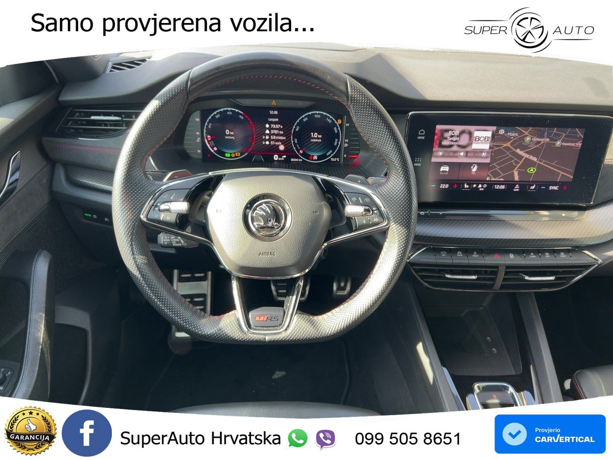 Škoda Octavia Combi RS 2.0 TDI (200 KS) DSG LED+GR SJED+ACC