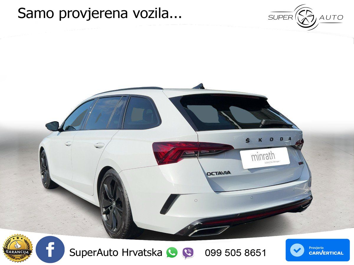 Škoda Octavia Combi RS 2.0 TDI (200 KS) DSG LED+GR SJED+ACC