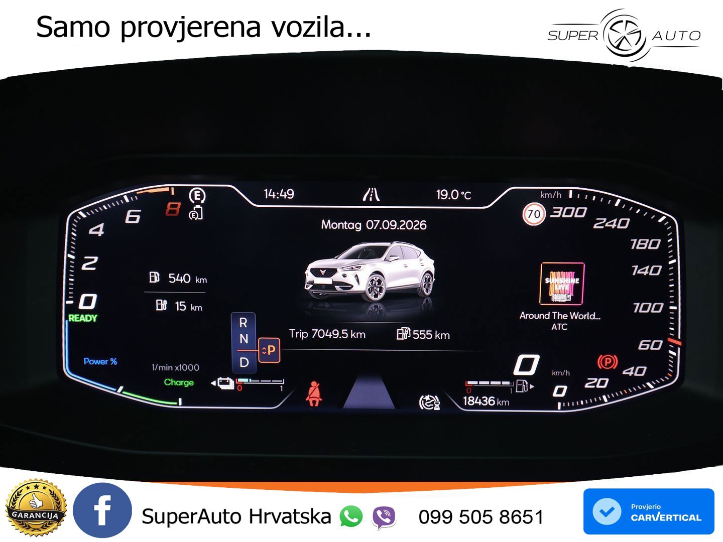 Cupra Formentor 1.4 TSI (245 KS) e-Hybrid DSG VZ LED+GR SJED+ACC