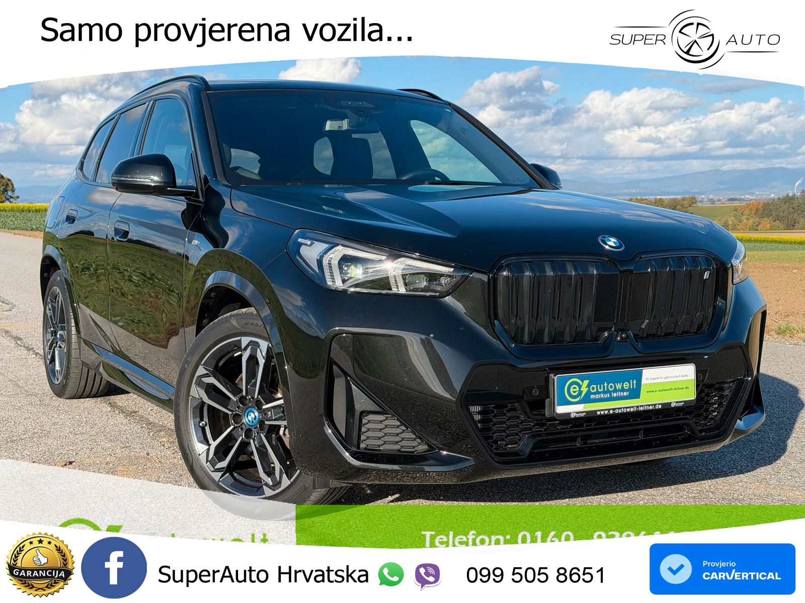 BMW iX1 68 kWh (313 KS) xDrive30 M Sport ACC+HEAD+GR SJED+360+PANO