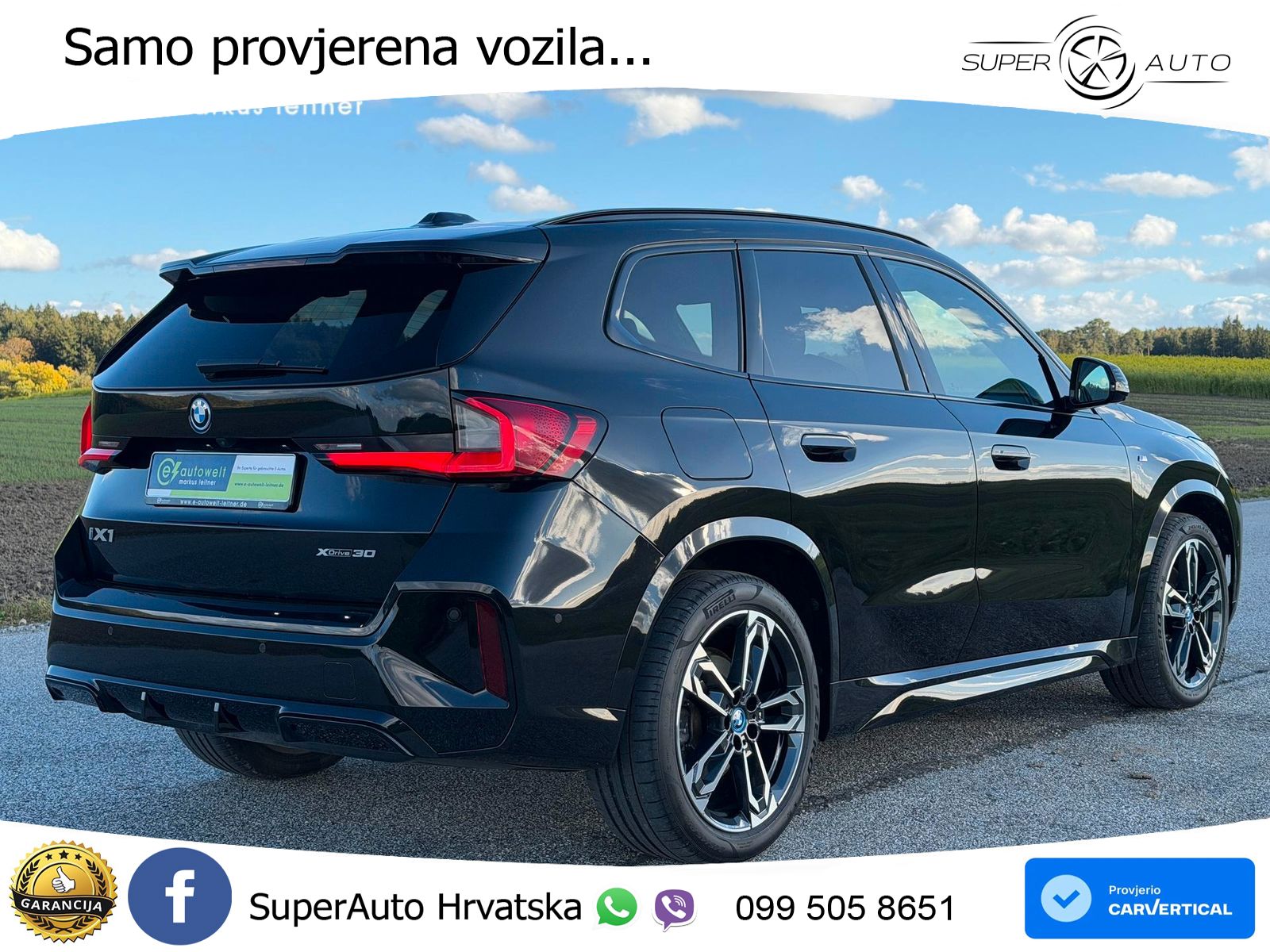 BMW iX1 68 kWh (313 KS) xDrive30 M Sport ACC+HEAD+GR SJED+360+PANO