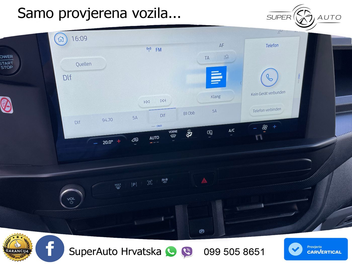 Ford Transit Custom Kasten 320 L2 Trend Navi App Kame 136 KS