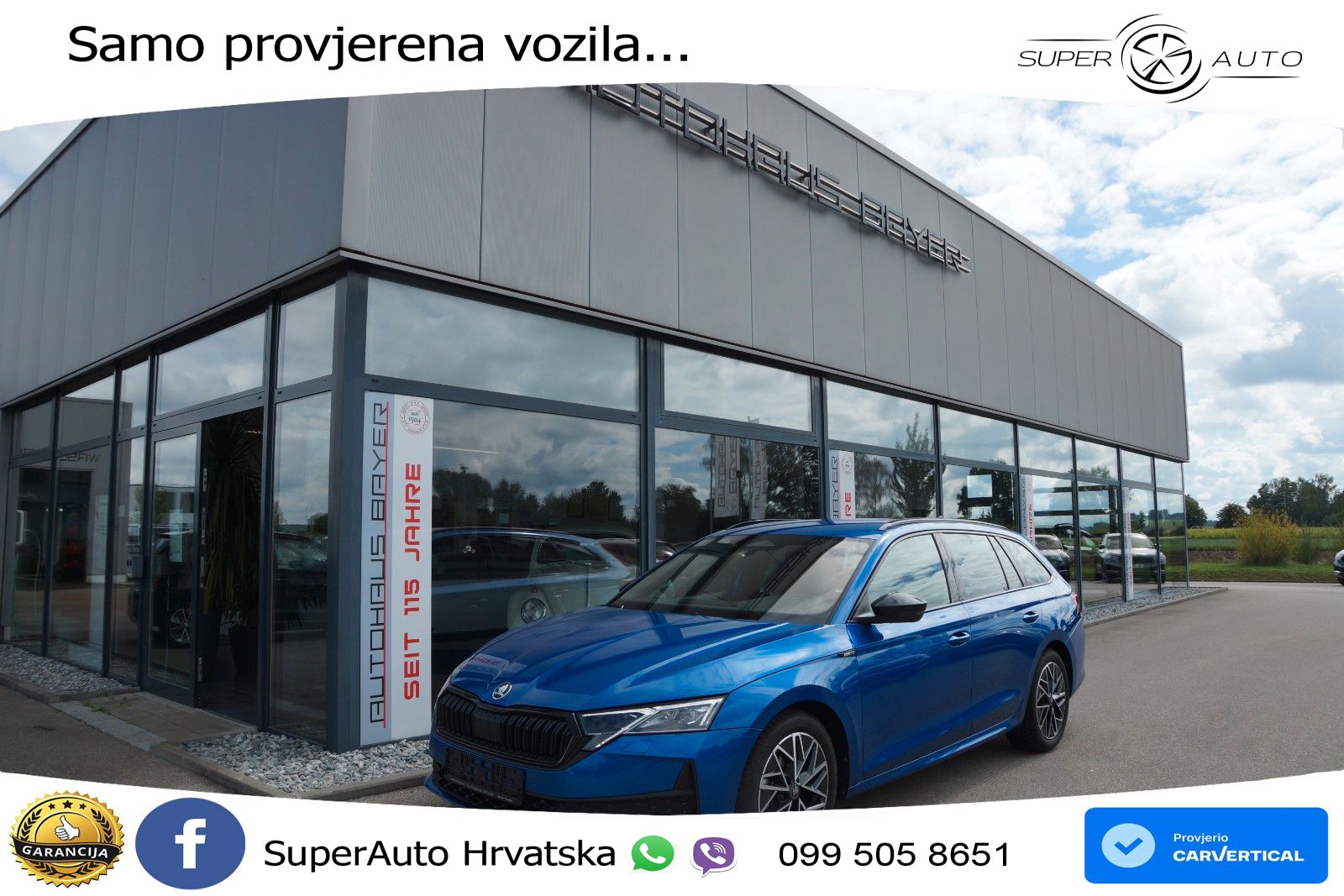 Škoda Octavia Combi 1.5 TSI (150 KS) DSG MATRIX+GR SJED+KAM