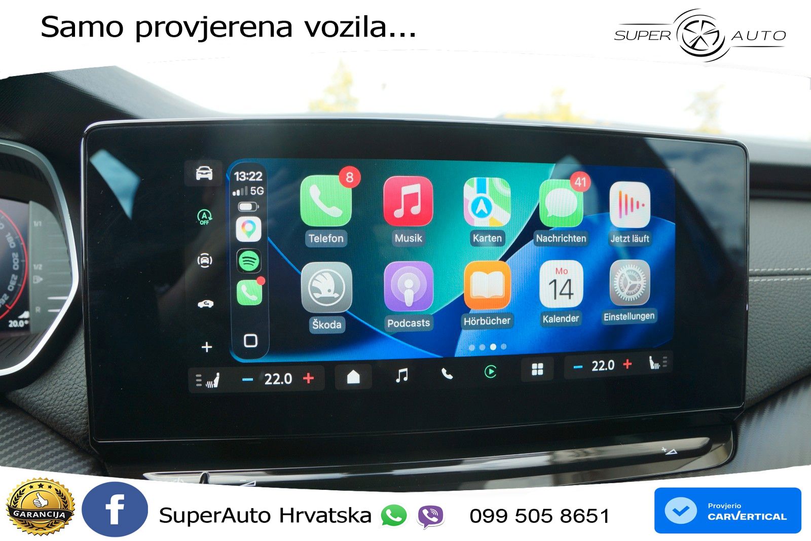 Škoda Octavia Combi 1.5 TSI (150 KS) DSG MATRIX+GR SJED+KAM