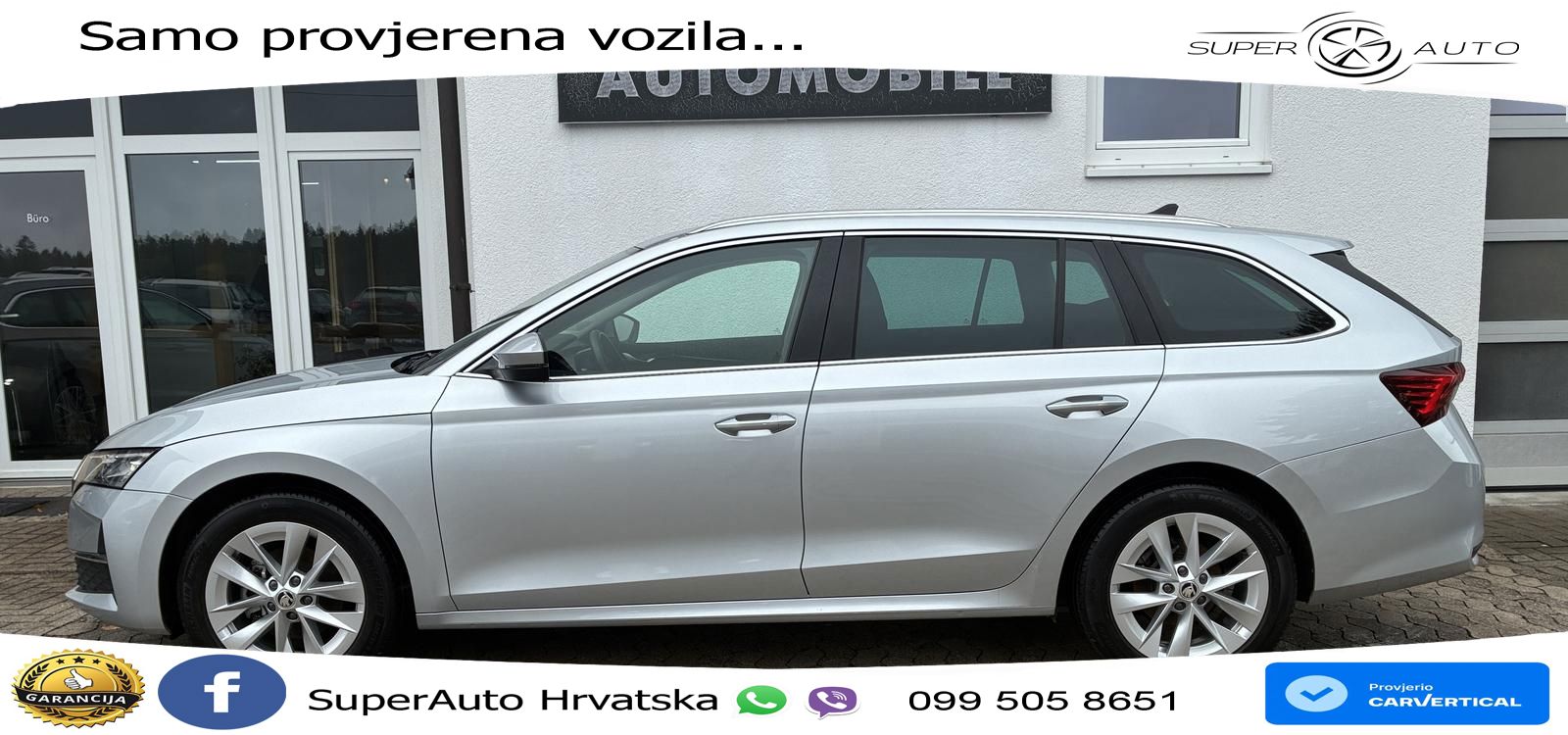 Škoda Octavia Combi 1.5 TSI (150 KS) Selection MATRIX+GR SJED+KAM