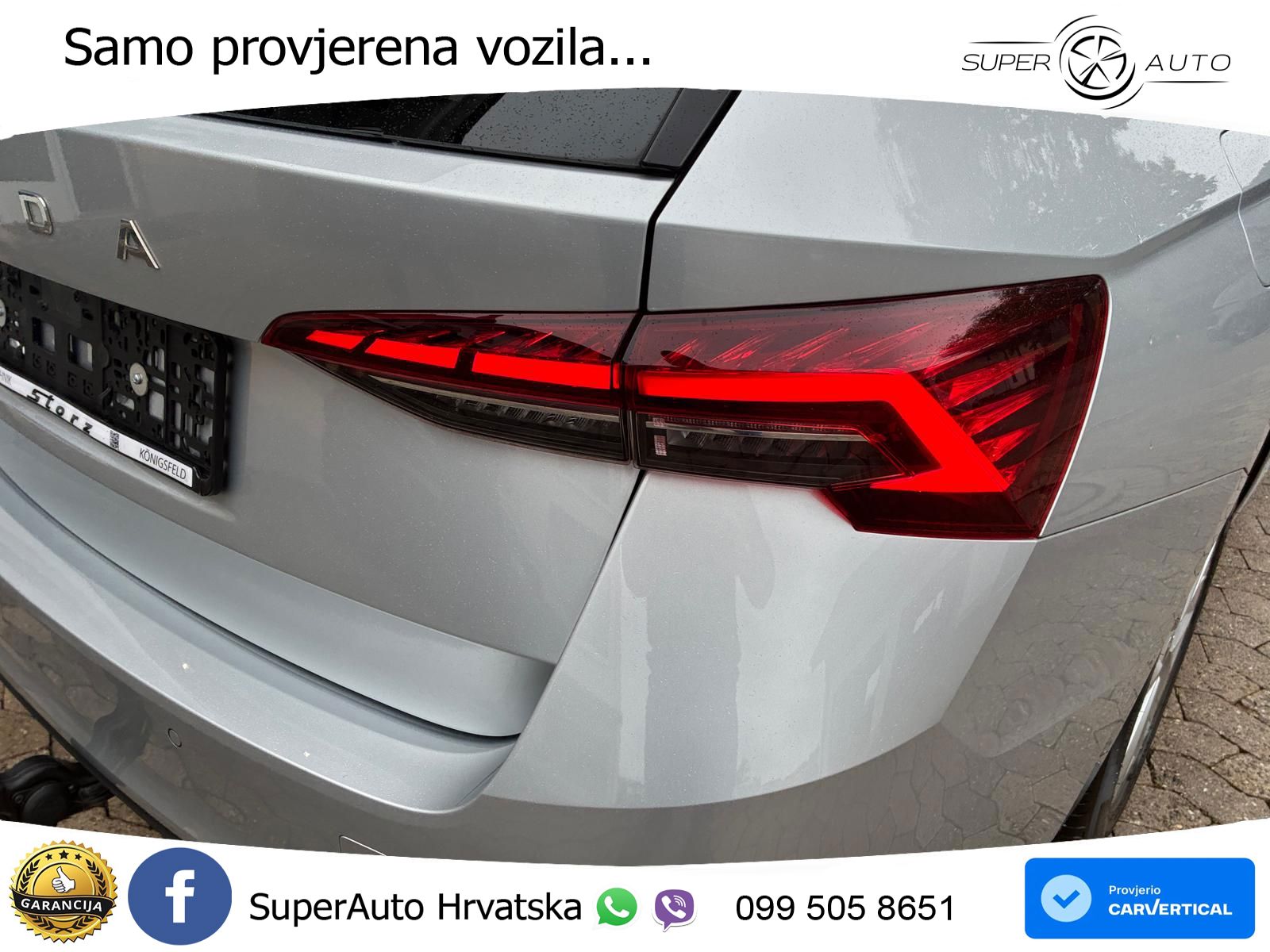 Škoda Octavia Combi 1.5 TSI (150 KS) Selection MATRIX+GR SJED+KAM